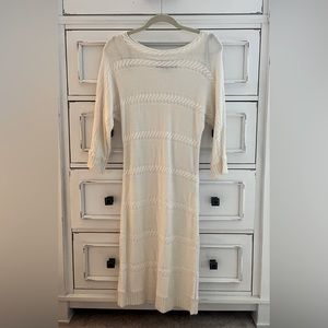 Andrew Marc (Marc New York) mid length rabbit hair sweater dress